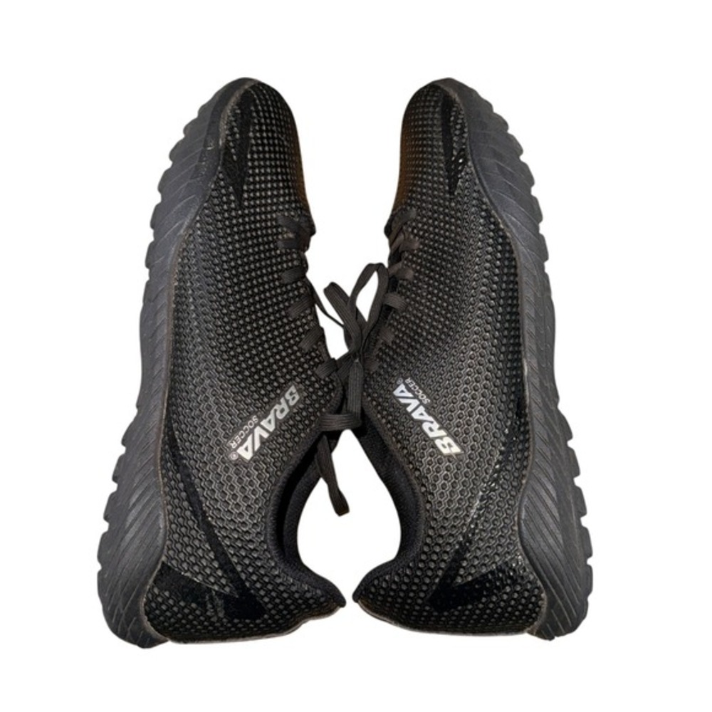 Brava Soccer Turf Shoes Mens 11D Pre-Owned Shoes‎ All Black Textured Lightweight